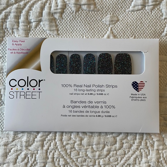 Glittery Color Street Nail Polish Strips - Picture 1 of 4